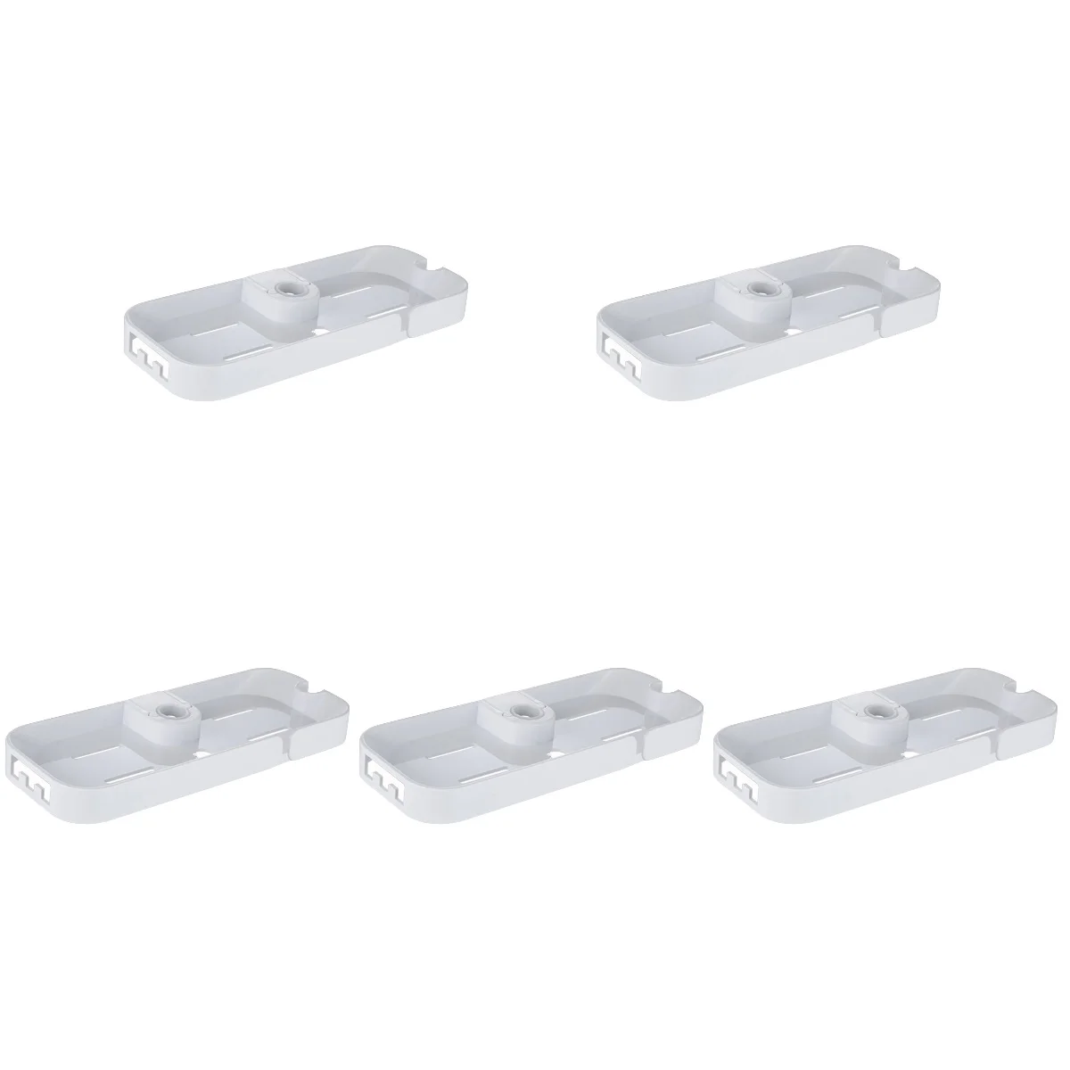 

5pcs Organizer Shelf Bathroom Organizer Drilling Tidy Storage for Pole