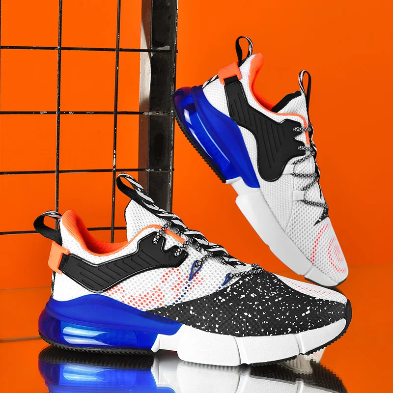 Xiaomi SALUDAS Men's New Sneakers Mesh Fly Woven Breathable Fashion Running Shoes Air Cushion Elastic Tennis Shoes Male Sneakers