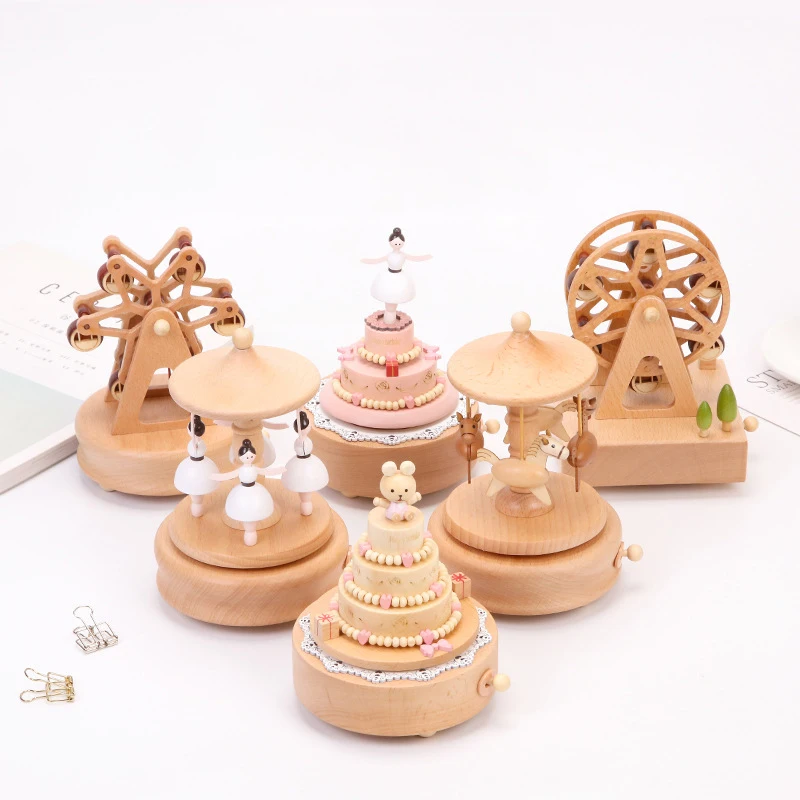 

wonderful life christmas carousel horse wood music box music box mechanism