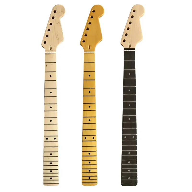 

Maple Wood Guitar Neck Smooth Edge Rosewood Fretboard Electric Instrument Parts Guitar Handle Stringed Musical Guitar Picks