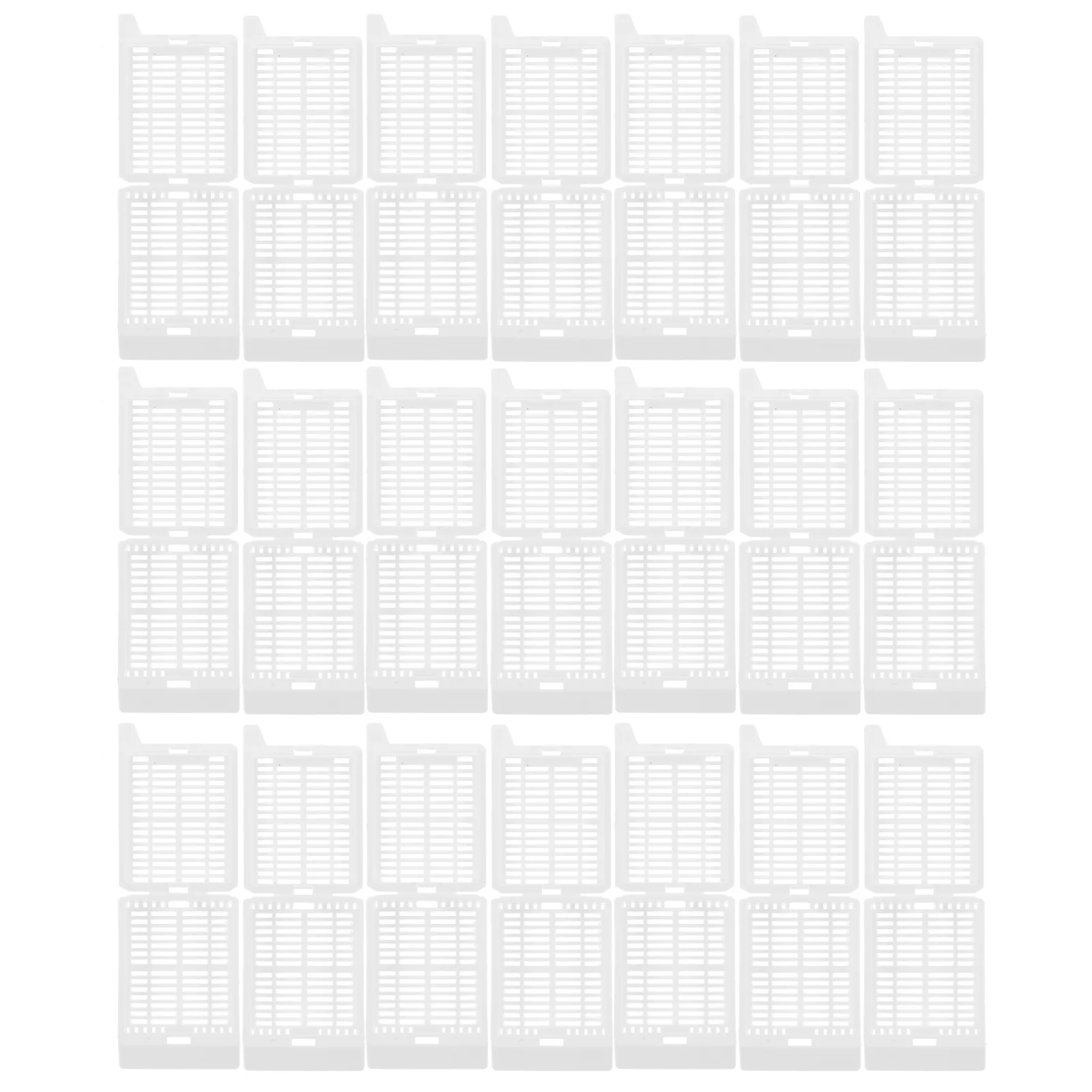

200 PCS Plastic Scientific Cassettes Square Hole Tissue Processing Embedding Cassettes (White)
