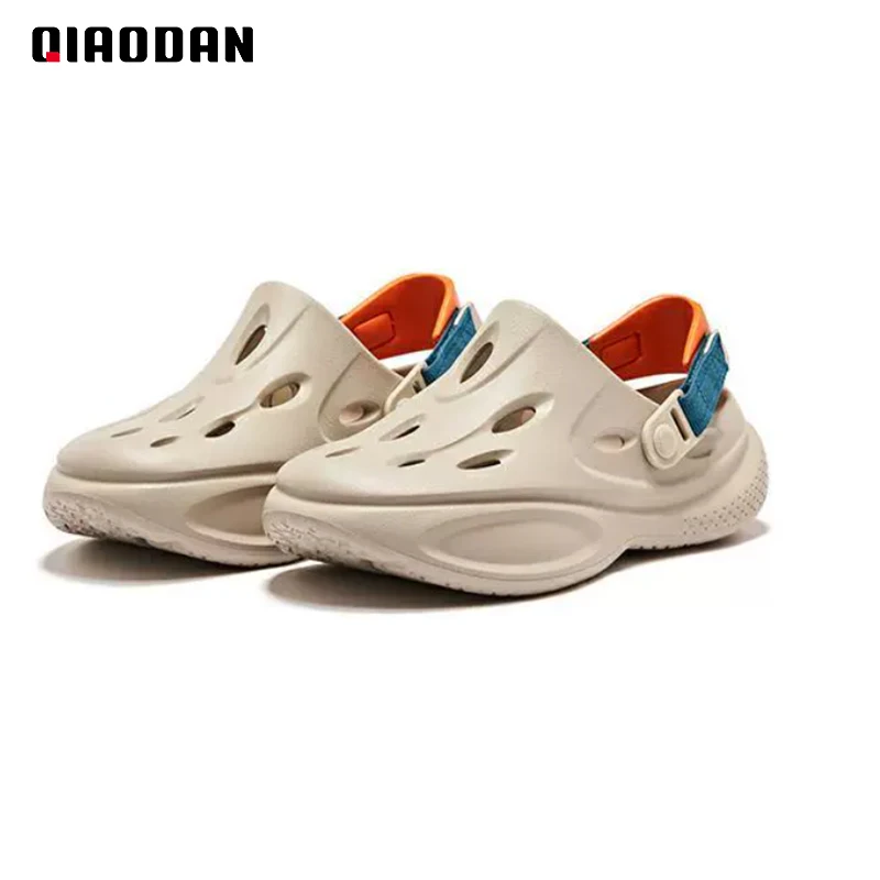 QIAODAN Sandals for Men 2023 Summer New Breathable Shock-Absorbant Anti-Slippery High Quality Casual Convenient Shoe KM25231001
