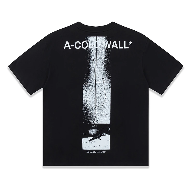 

High quality 1:1 A-COLD-WALL* T-Shirt Men Women Oversized Constellation Print ACW Tee Top A COLD WALL T Shirt