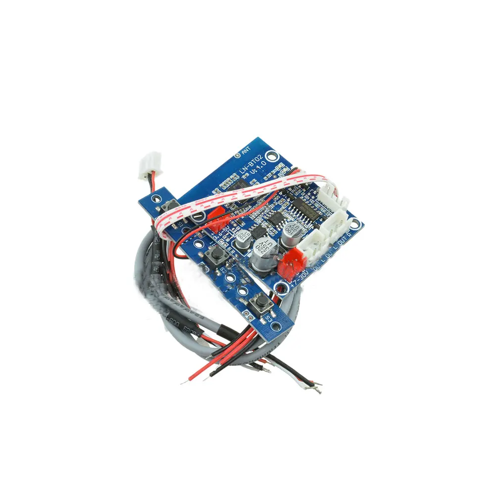 

Bluetooth 4.0/4.1 Audio Receiver Board Stereo Sound Module with Connect Wire Keypad Microphone for Car LN-BT02