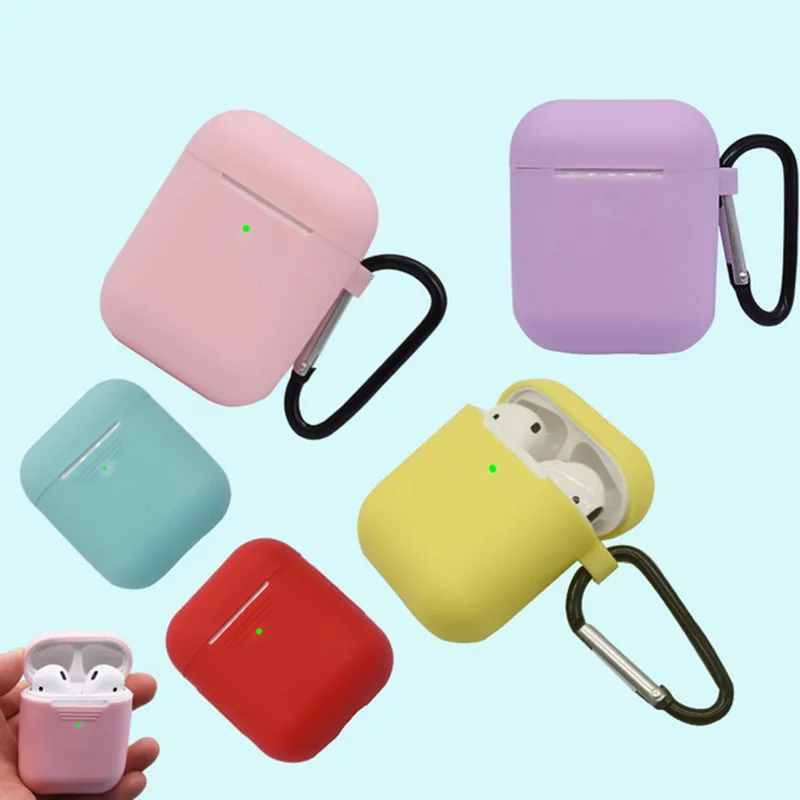 

Mini Soft Silicone Case for Apple Airpods Shockproof Cover for Apple AirPods Earphone Cases for Air Pods Protector Case