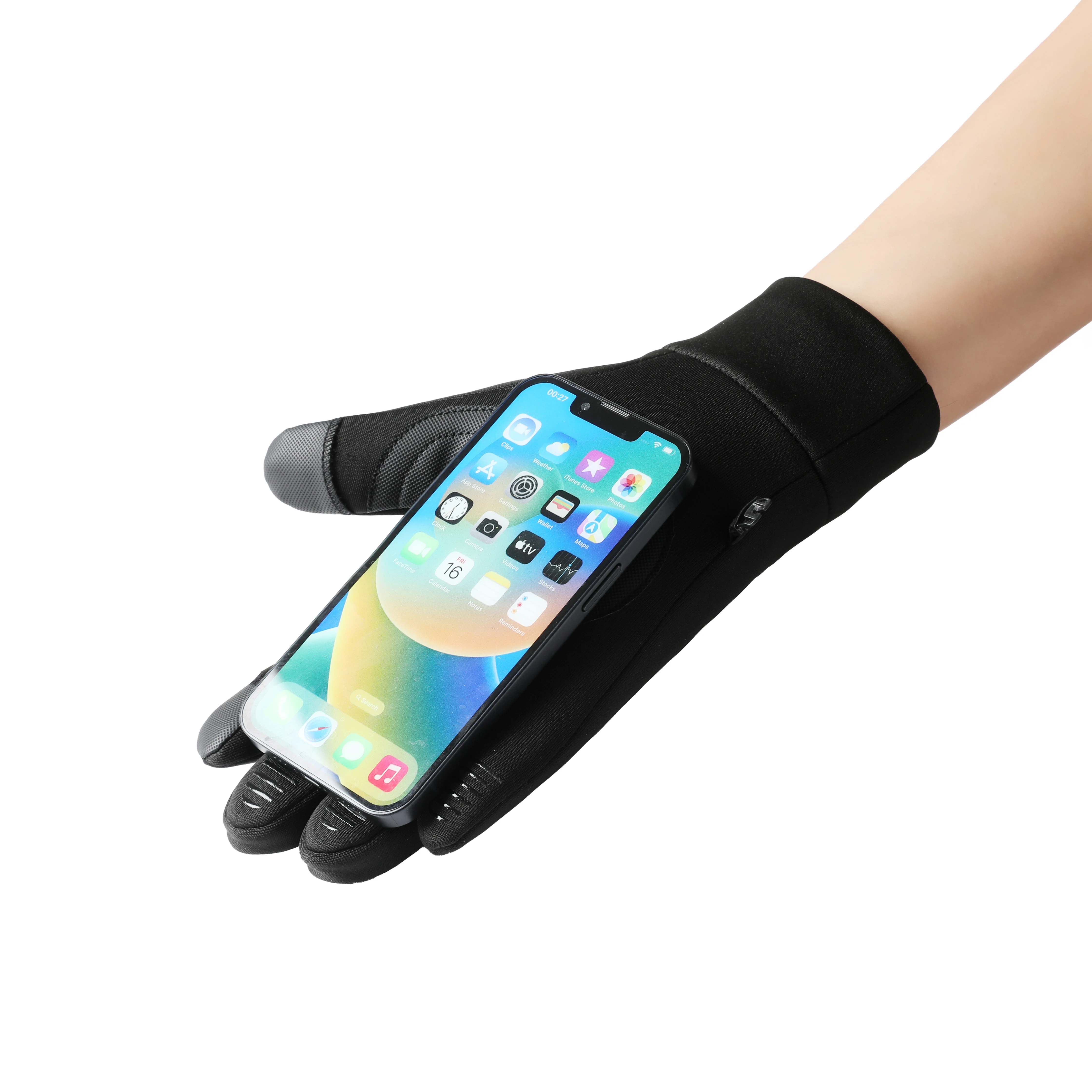 Зимние Перчатки Унисекс Для Бега Мягкие Нескользящие Теплые Спортивные Варежки