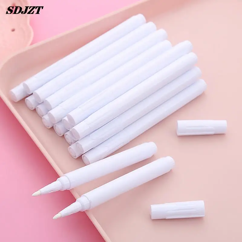 

5pcs White Liquid Chalk Marker Pen Used on Glass Windows Chalkboard Erasable Art Supplies for Artist