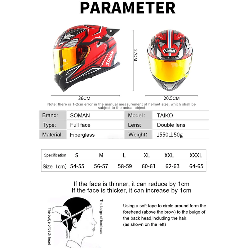 Стекловолоконный мотоциклетный шлем для мужчин с полным лицом гоночный в