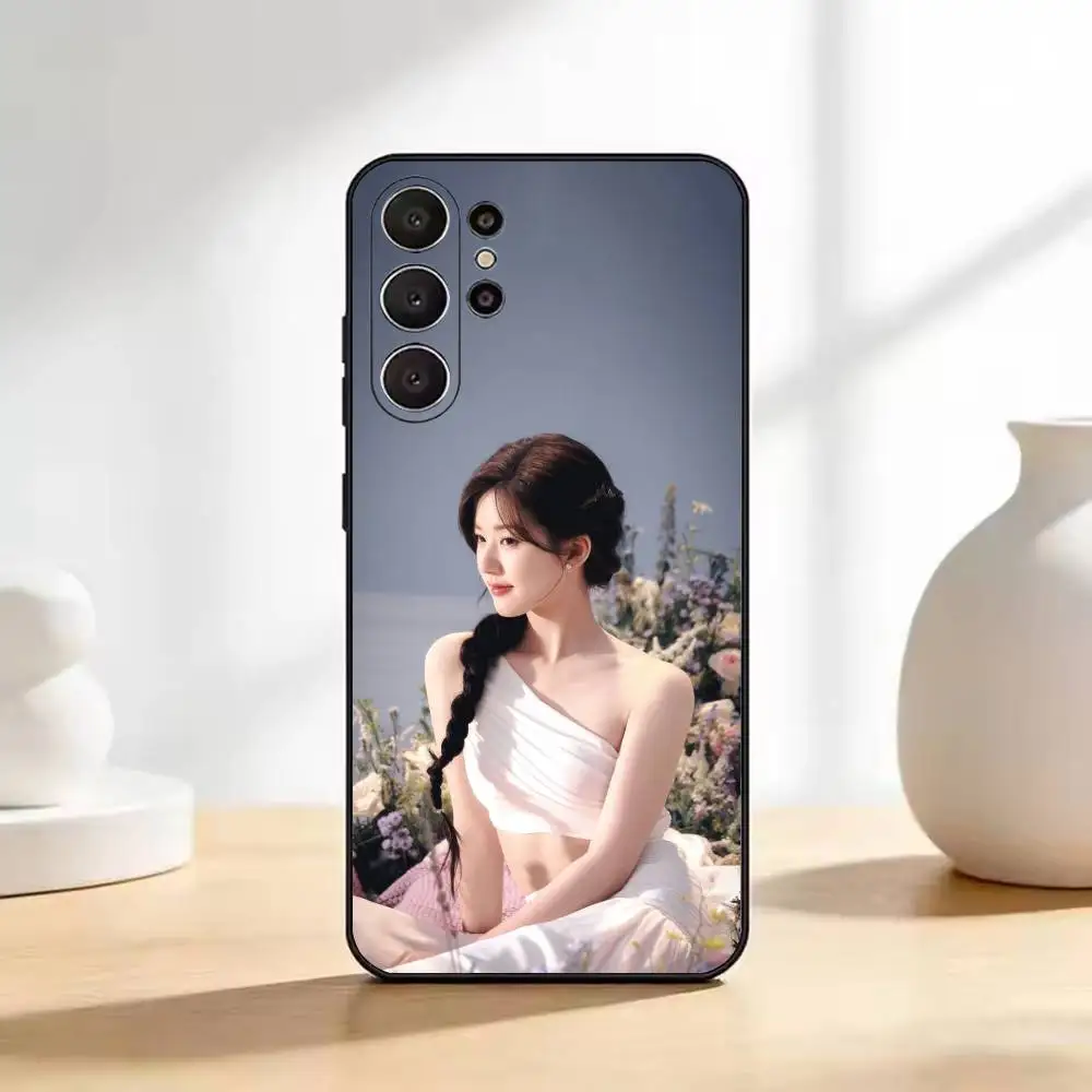 Чехол для телефона Soft Black от Actress Rosy zhao lusi для Samsung S26,25,24,21,22,21,20,10,9,8,7,6Ultra,Plus,Fe, Lite (art.: 3920dc3547dd4) - 3920dc3547dd4
