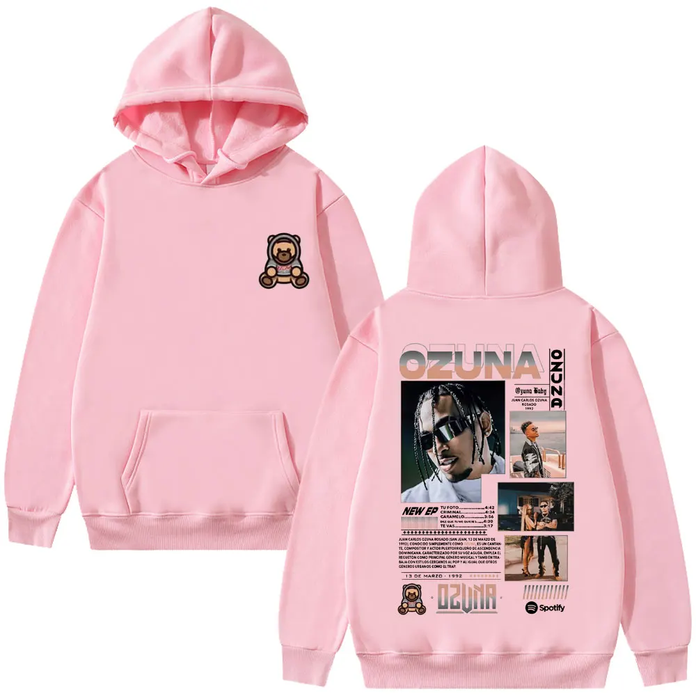 Толстовка с рисунком рэпера Ozuna Anuel AA уличная толстовка капюшоном мужская мода