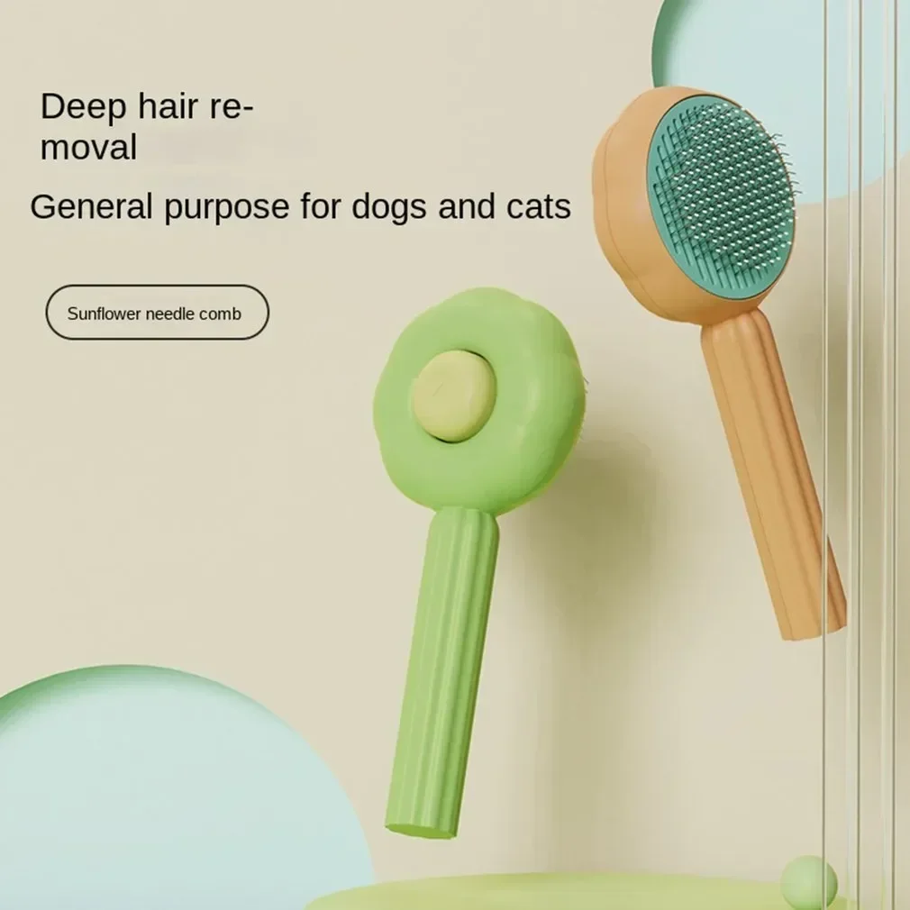 Щетка-гребень для чистки кошек и собак