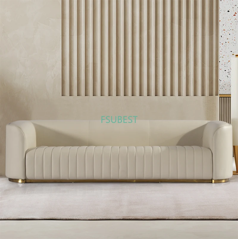 Диван для гостиной Home Modern Style Fabric Sofa Furniture Living Room 3-местный набор диванов с высокой плотностью поролона.