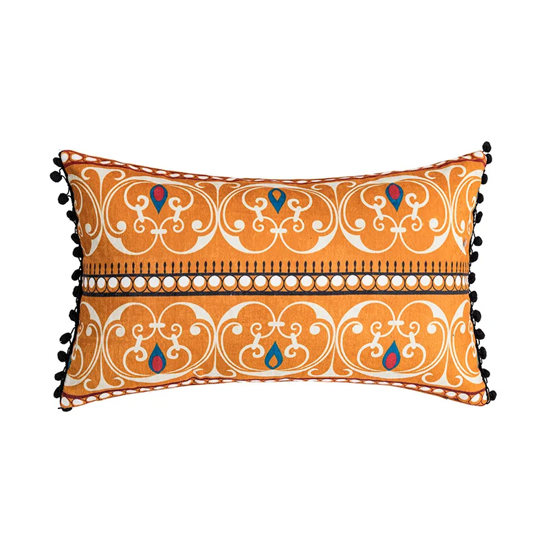 

Наволочки из синели, богемный принт