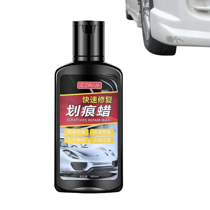 

Car Wax Scratch Remover Car Wax Polish Liquid 300ml Quik 1 Step Multifunctional Car Scratch Remover For Cars Trucks SUVs