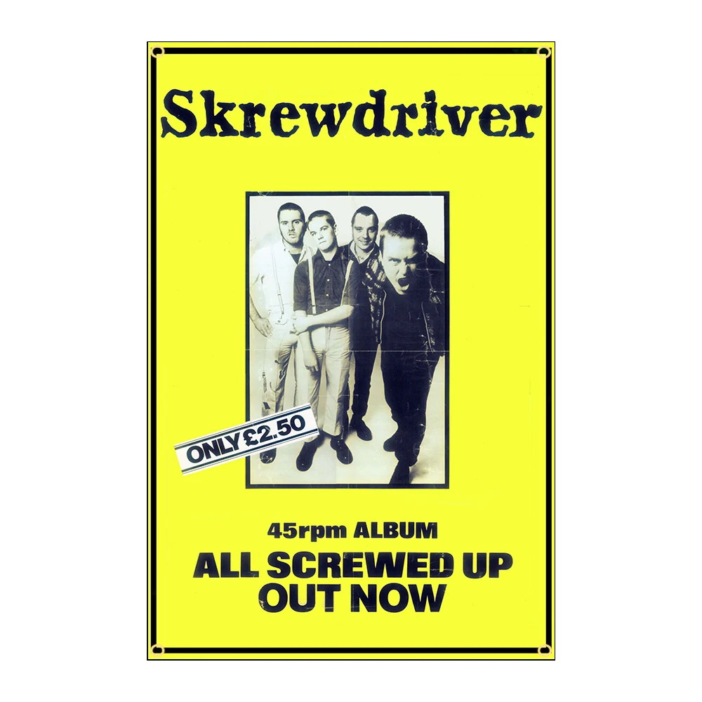 

3jflag 90x150 см Skrewdriver рок-группа украшение интерьера баннер гобелен