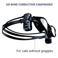 X8 Bone Conducting Earphones Swimming Goggles Underwater Music MP3 Player for Outdoor Sports IPX8 Waterproof Earbuds for Xiaomi