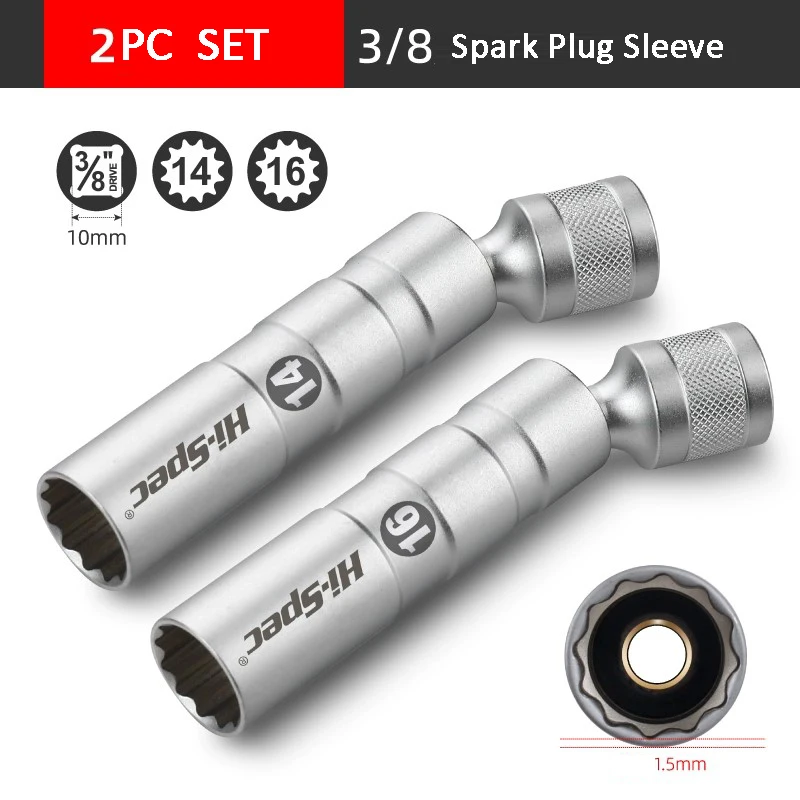 

Hi-Spec магнитный торцевой ключ для свечей зажигания 14/16 мм