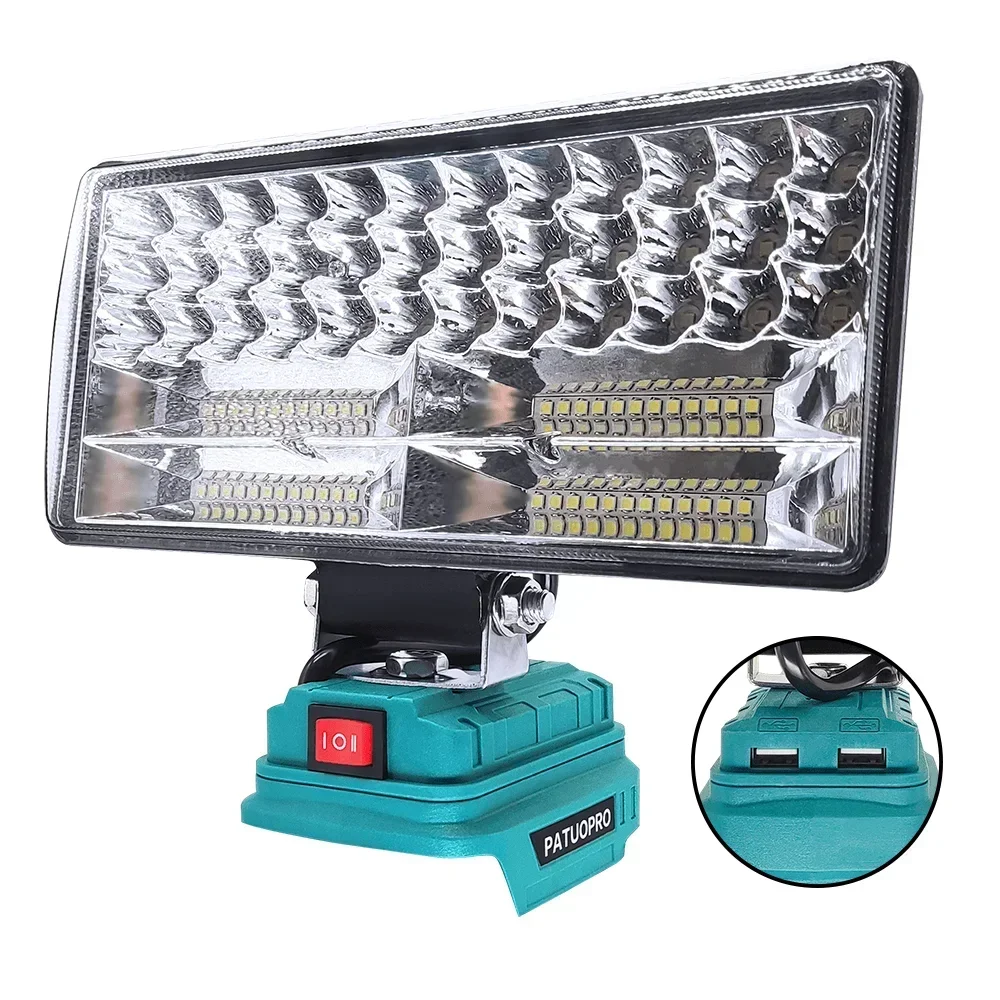 

Портативный фонарь PATUOPRO 84 светодиода для аккумулятора Makita 18 В