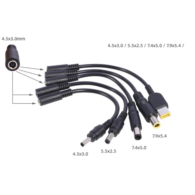 

Laptop Power Charging Connector Cable 90W 4.5x3.0 Female to Male Converter
