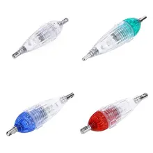 LED 미니 수중 물고기 오징어 미끼 미끼 조명, 깜박이는 램프 6cm, 녹색/파란색/빨간색/흰색, 야외 낚시 액세서리