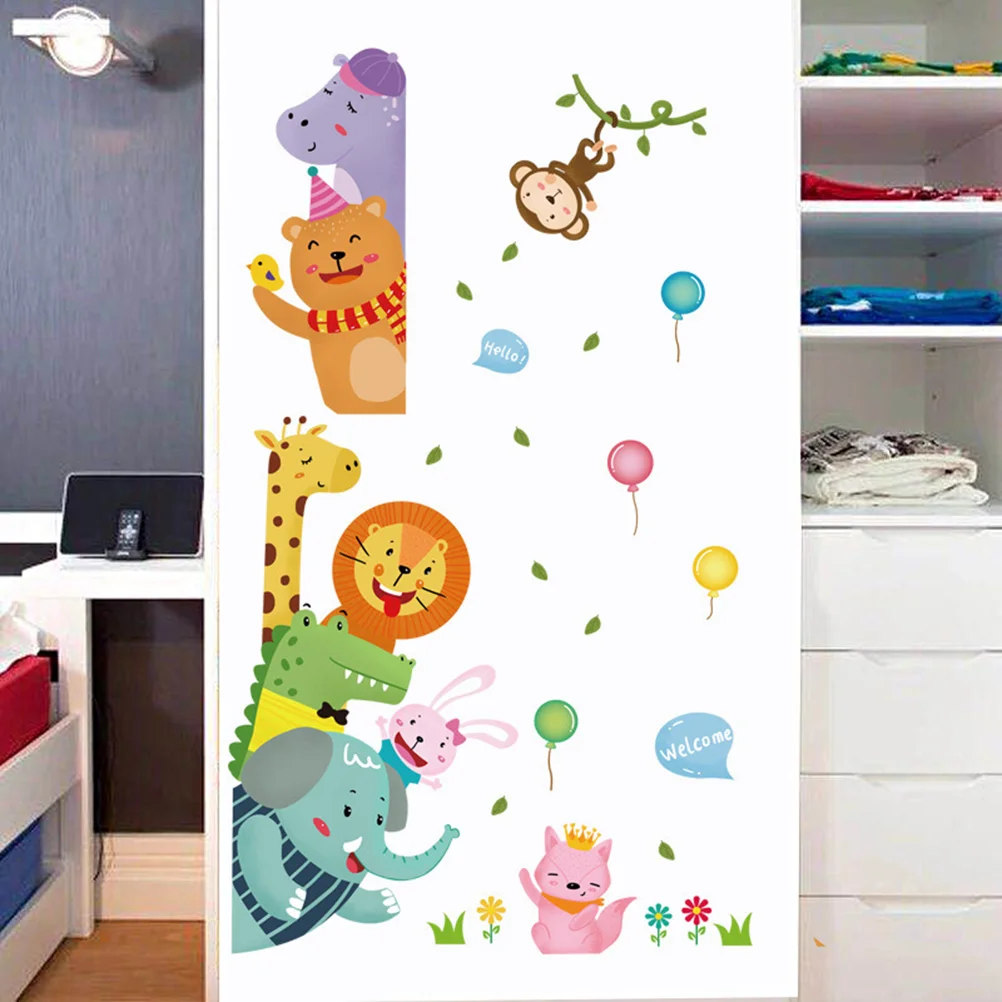 

PVC Removable Cartoon Animal Wall Sticker Wall Decals Nursery Decal