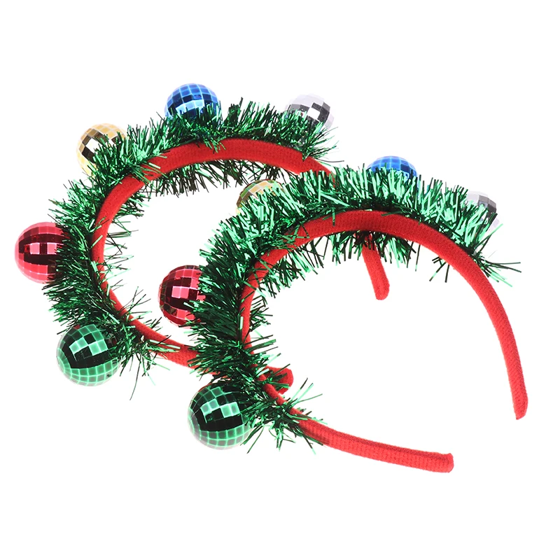 

Светодиодный светящийся зеленый праздничный шар, повязка на голову, снежинка, повязка для волос, платье, подарки, Рождественское украшение ...