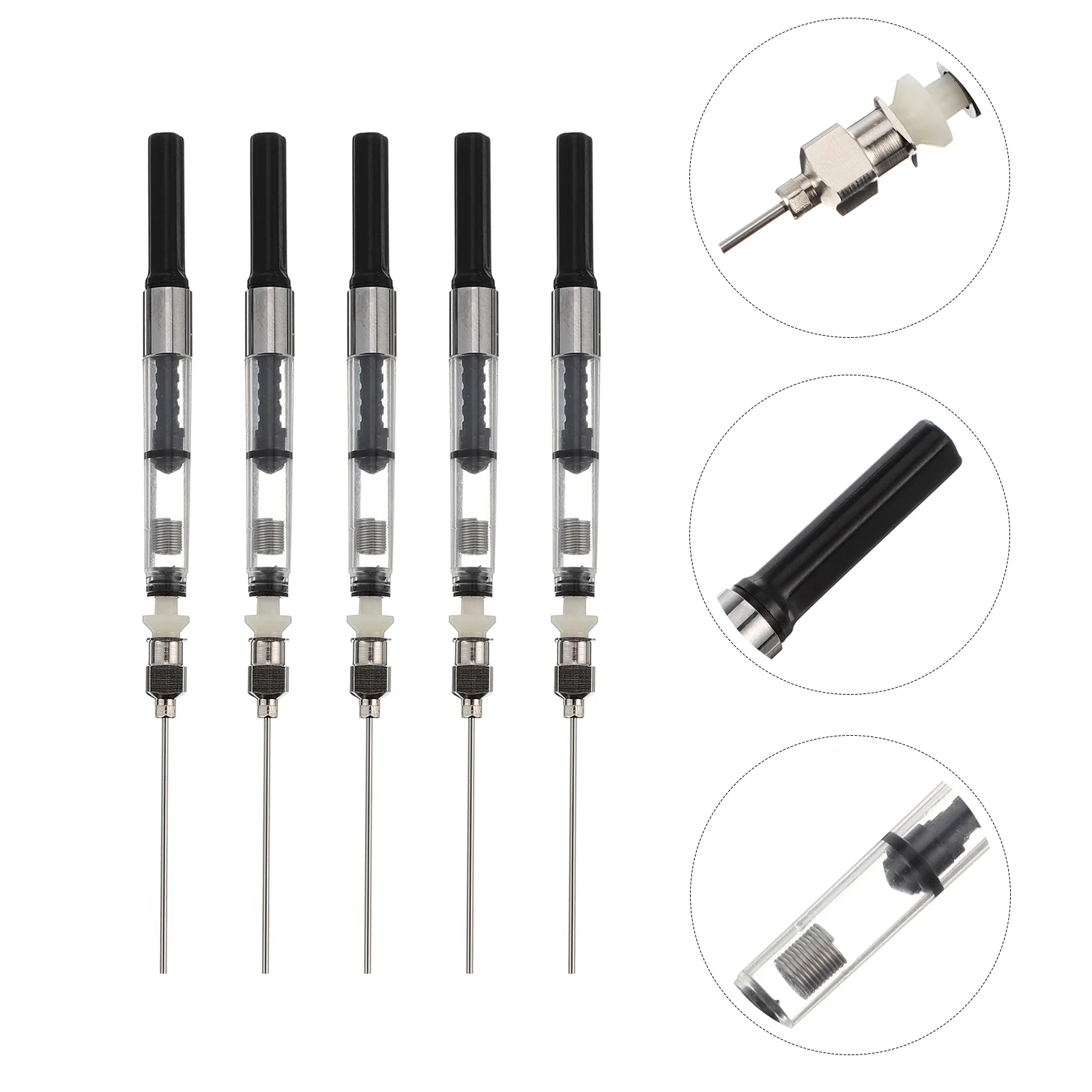 

Ink Pen Fountain Syringe Filler Absorber Cartridge Student Tool Converter Auxiliary Spring Device Ballpoint Refill Converters