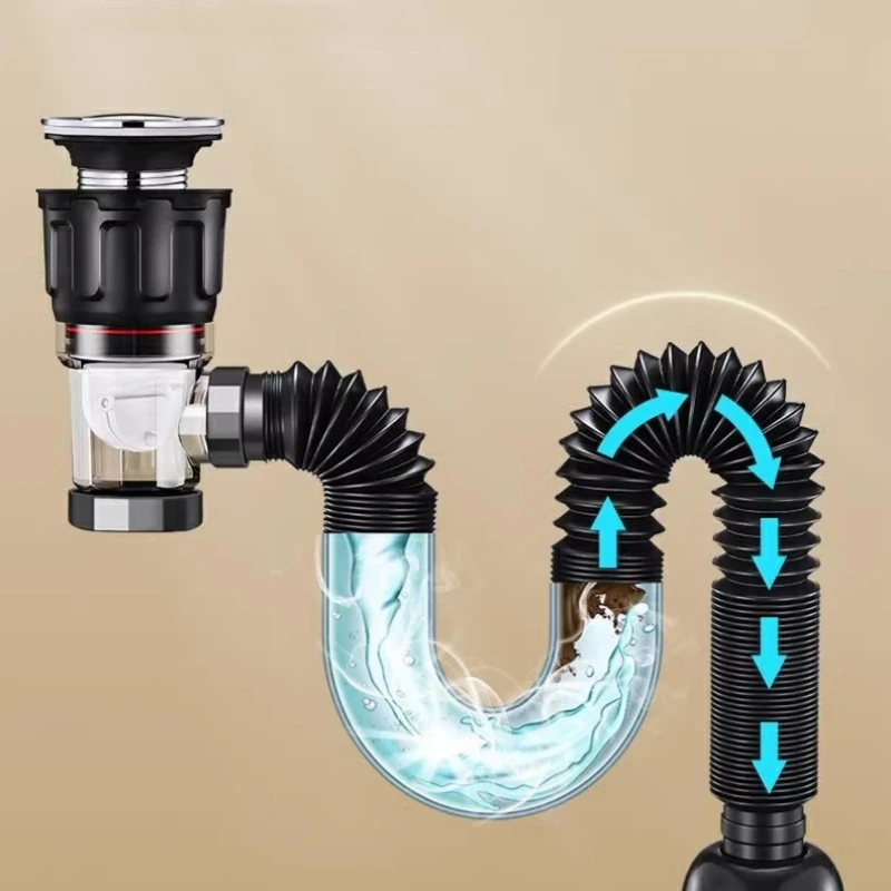 Откидной слив для кухонной раковины выдвижной дезодорирующий фильтр гибкая