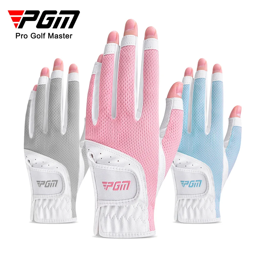 

PGM 1 пара женских открытых пальцев, искусственная сетка, Солнцезащитный чехол для пальцев, левая и правая рука ST032