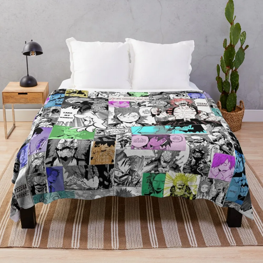 Red Riot: V2 Throw Blanket tweed blanket