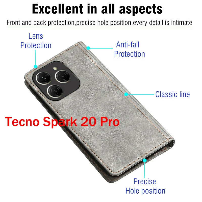 Фото Флип-чехол Celular для Tecno Spark 20 Pro, чехол для Tecno Spark 20 Pro, чехол для телефона Spark 20 Pro Plus 20C Spark20, корпус 5G №5