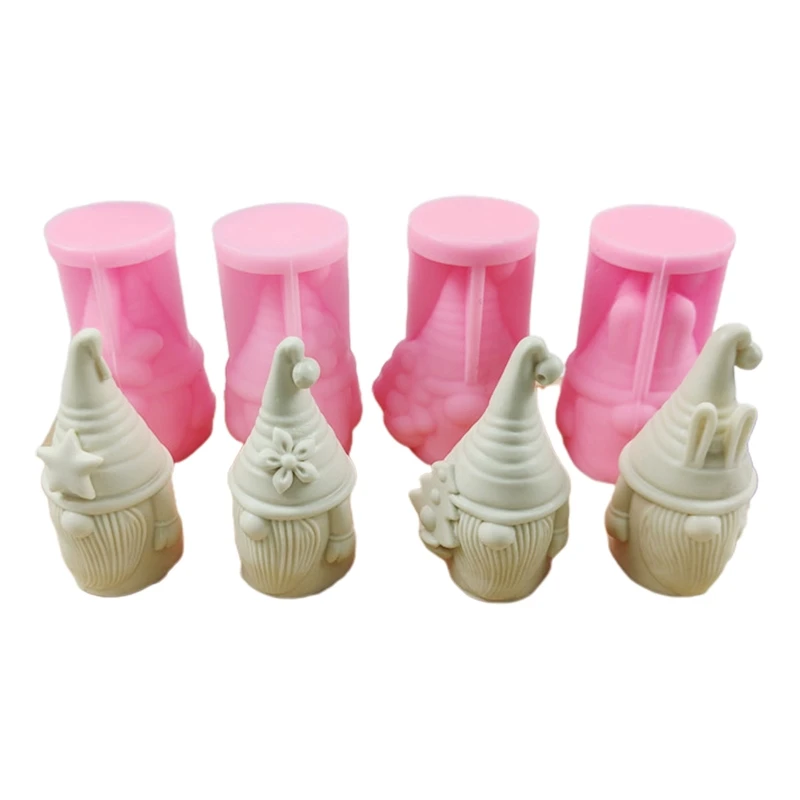 

Epoxy Handmade Soap Mold Santa Decoration Candle Mold for DIY Decoration Making Soap Candle Melt Resin Polymer Clay