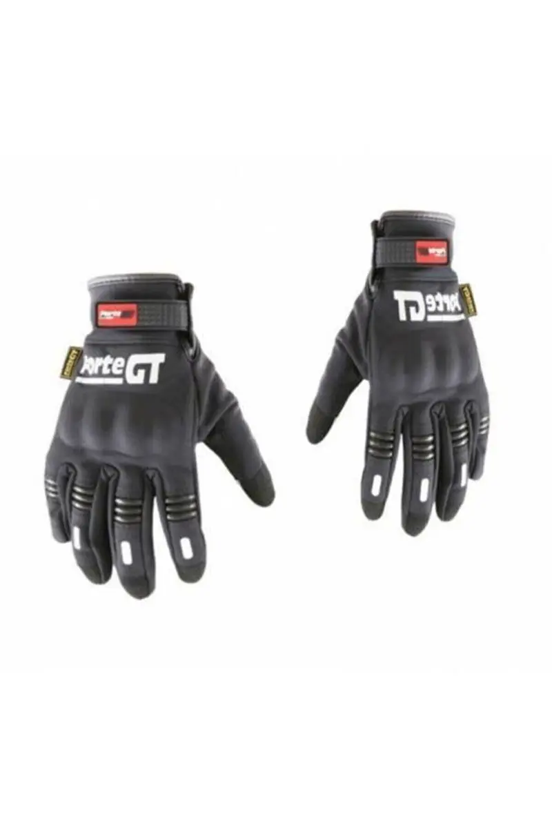 

Unisex black Thermotex air touch motorcycle gloves