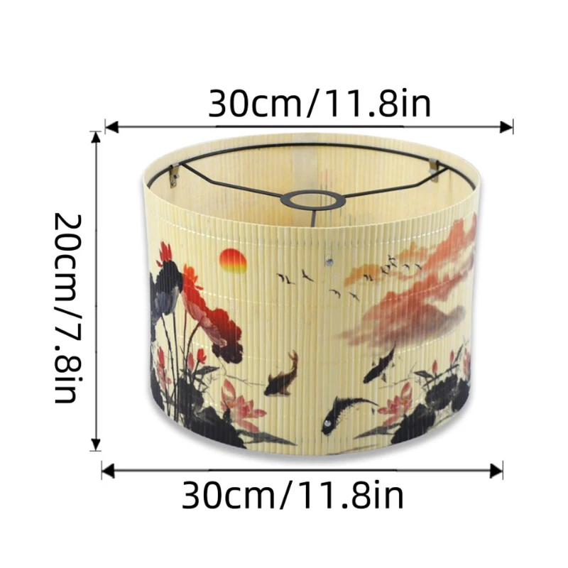 

Абажур Luzes бамбуковый зеленый