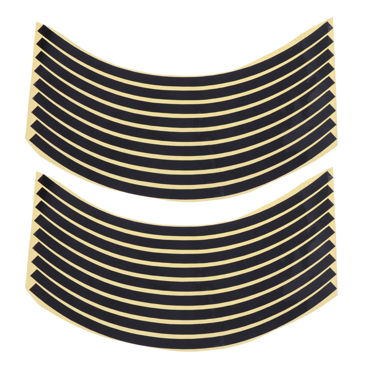 

Reflective Rim Tape Wheel Stripe Decal Trim for Motorcycle Car Wheels 10"-17" (Black)