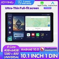 joying 10 1 1din autoradio 4g64g qualcomm snapdragon 625 android10 0 radio para carro dsp wifi carplay auto universal stereo