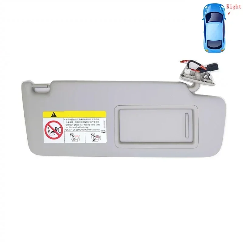 

Автоматический серый внутренний солнцезащитный козырек с левым рулем и зеркалом для Audi Q3 2019 2020 2021 2022 2023 2024