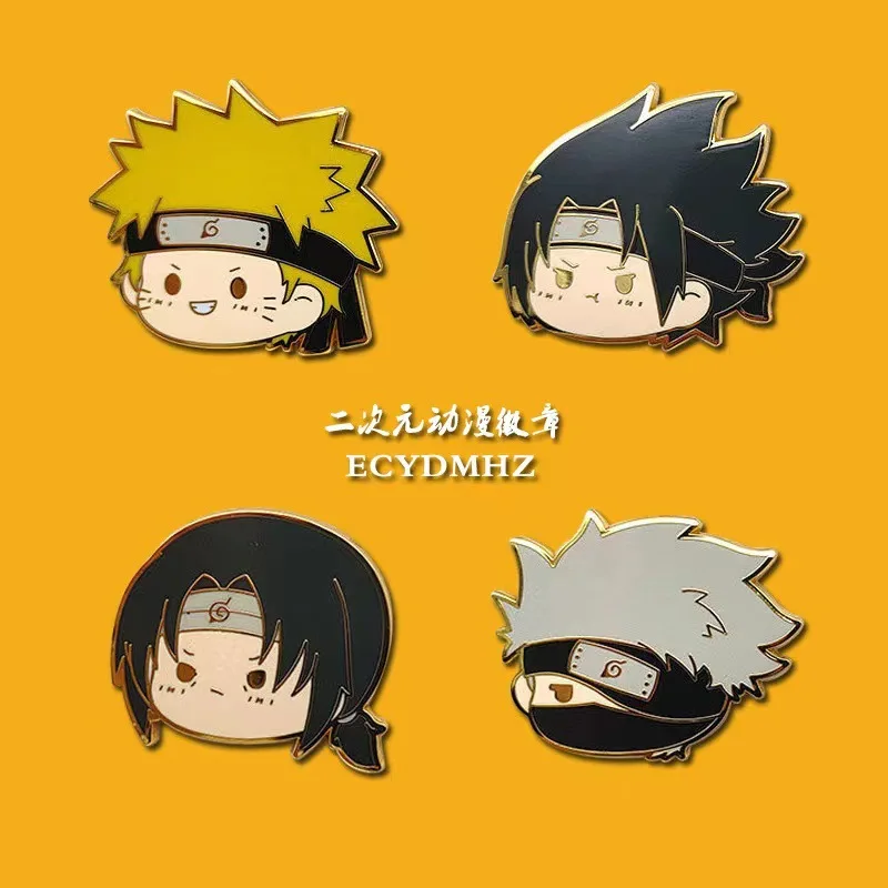 

Japanese Anime Badges Cute Enamel Pin Sasuke Brooch Metal Pins for Backpacks Brooches for Women Fashion Jewelry Accessories