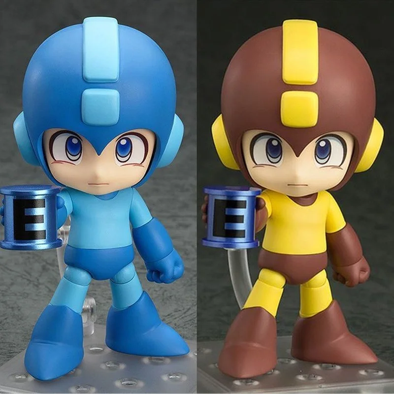 Anime Nendoroid Figure Mega Man Model Action figurine Toys 556 Megaman Rockman Blue and Red Rokkuman PVC Models Birthday Gift