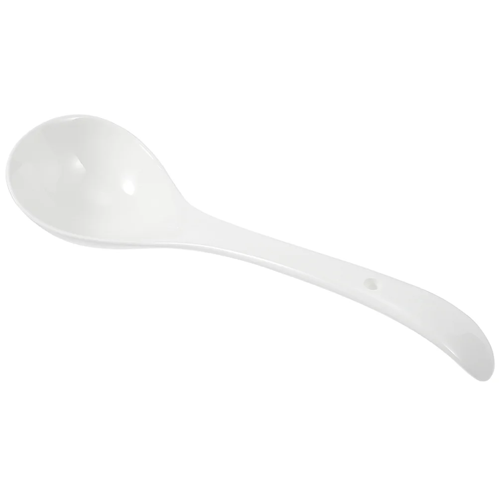 

Serving Portable Ceramic Daily Use Ceramic Tableware Large Ceramic Soup Spoon for Serving Kitchen Daily