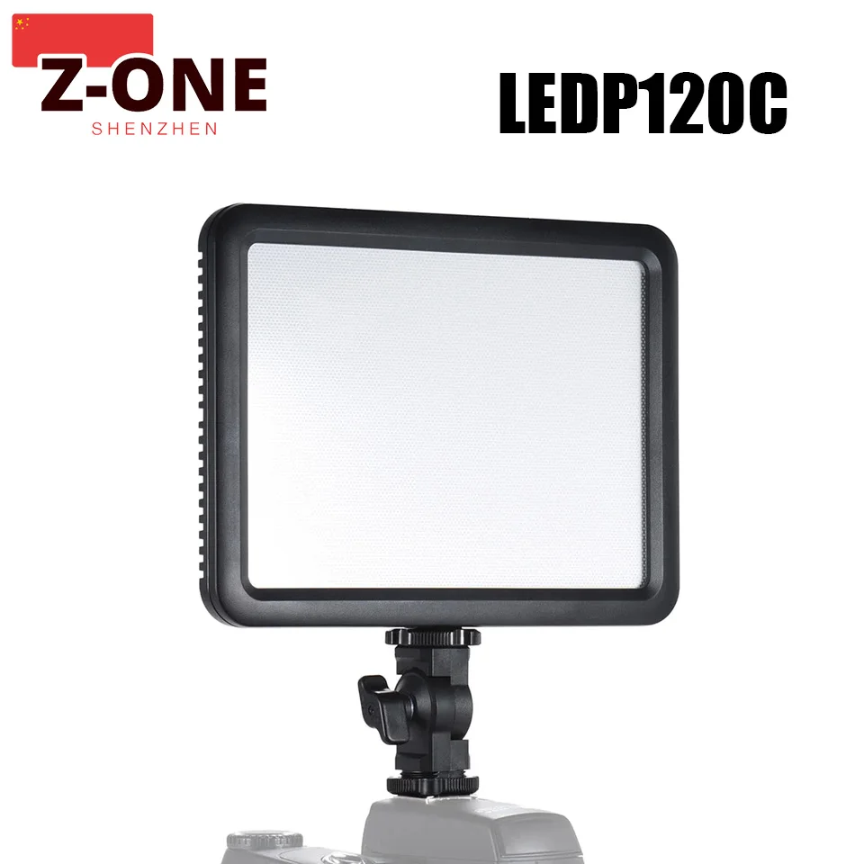 

Godox LEDP120C Ultra-thin 12W Dimmable LED Video Light Panel Fill-in On-camera Lamp 3200K-5600K Bi-color Temperature Hot Shoe