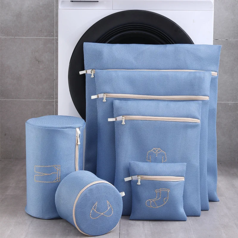 

Large Capacity Bag Laundry Clothes Socks Machine Net Laundry Washing Embroidery Set Size Organizer 6 Wash Bra Underwear Storage