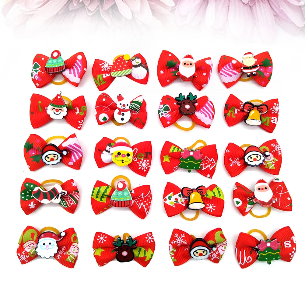 

Hair Dog Accessories Bows Dogsbow Girls Bands Small Band Puppy Hairbows Rubber Tie Petclips Ear Headwear Headdresskids