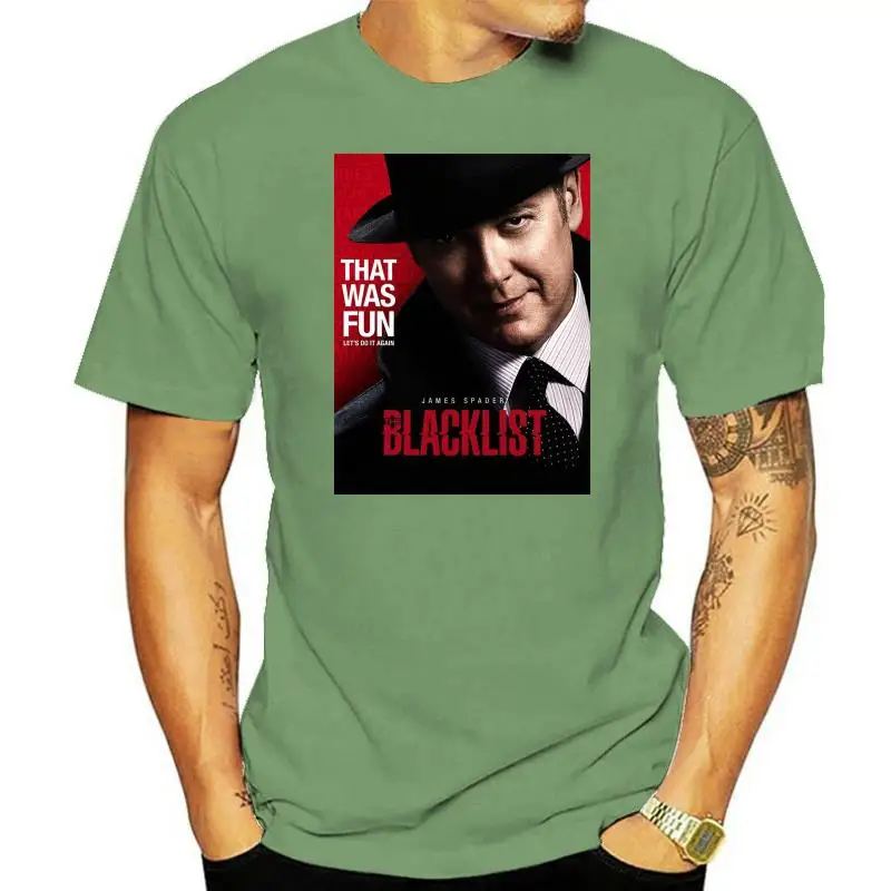 

Черный список ТВ сериал v8 Футболка Красный фильм плакат все размеры S 5XL