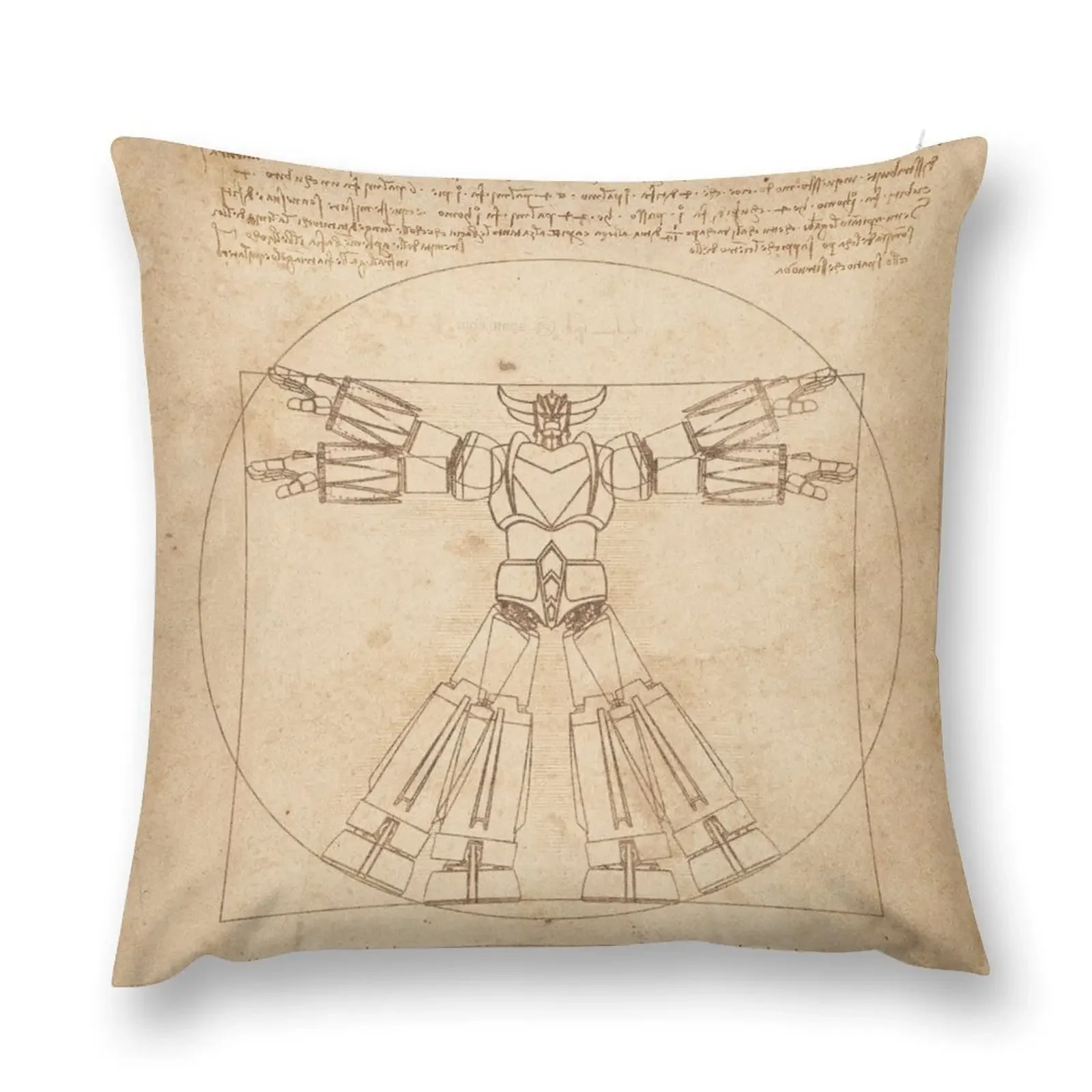 Декоративная подушка Vitruvian Grendizer новогодние чехлы для диванов