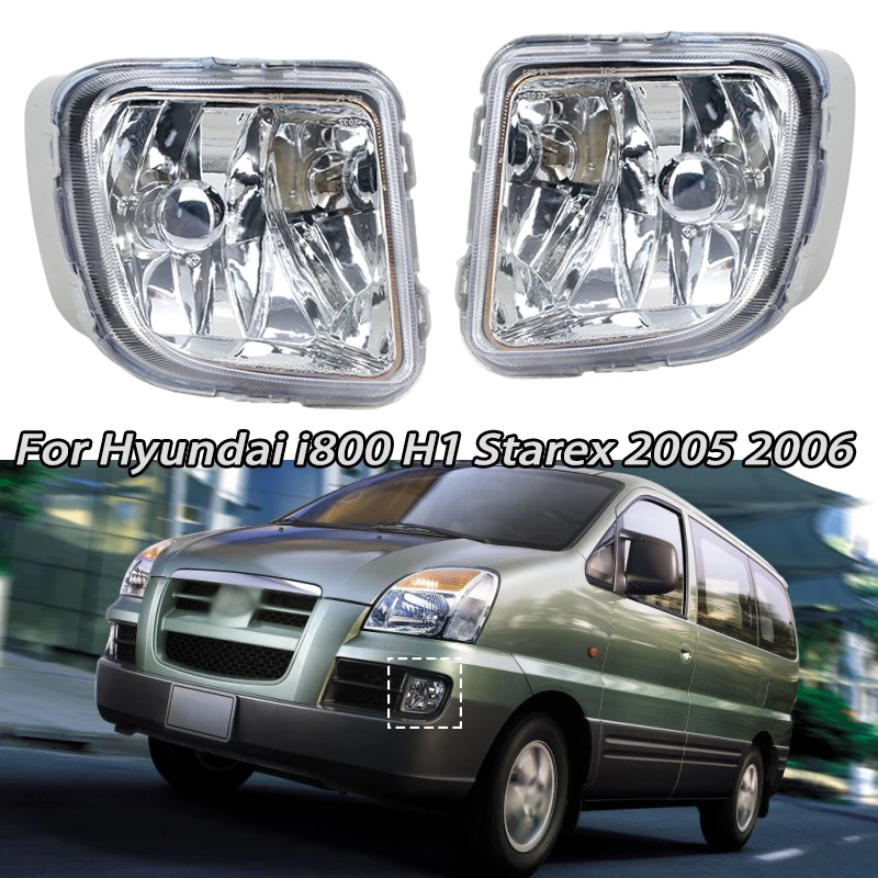 

Автомобильные фары, противотуманная лампа, передний бампер, противотуманная фара для Hyundai i800 H1 Starex 2005 2006 922014A600 922024A600, автомобильная противотуманная фара