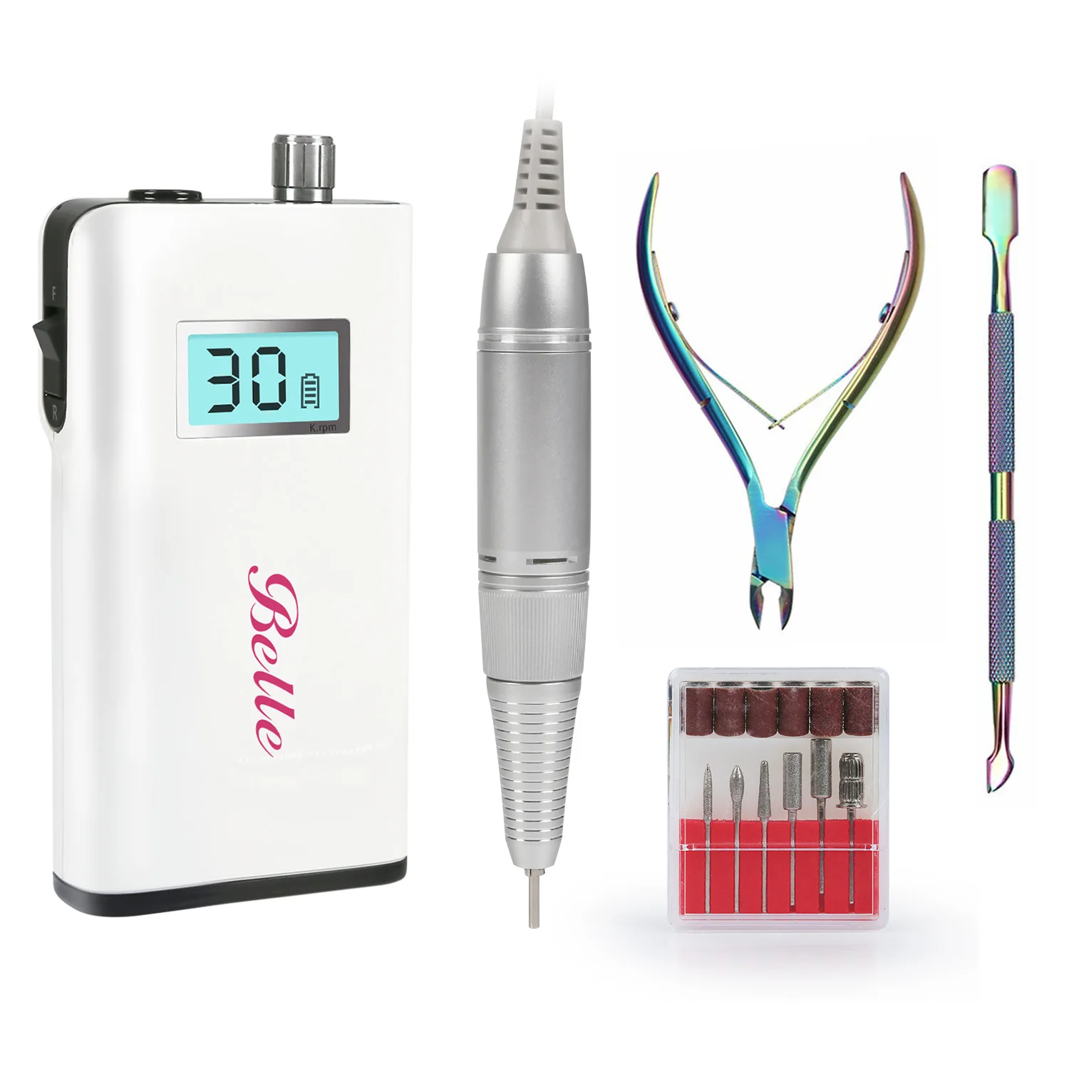 

Trending White Electric 30000rpm Nail Polish Remove Portable Nails Drill Manicure Machine