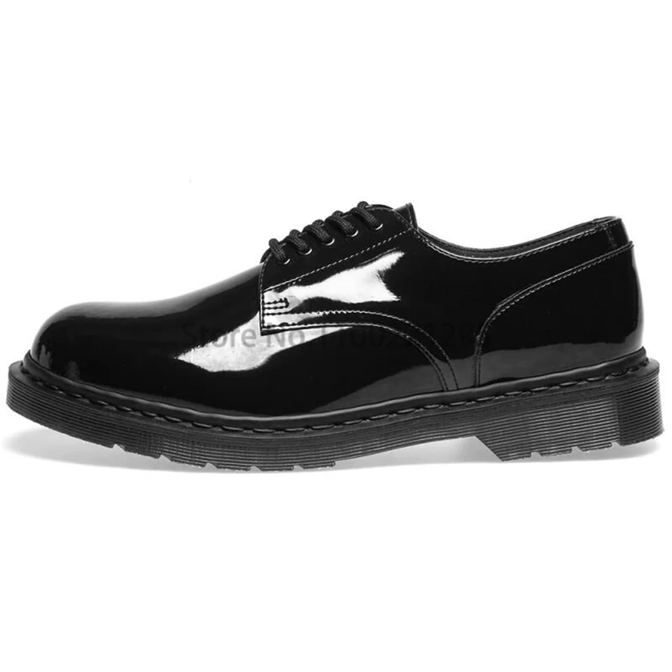 2022 Brand Oxford Men's Dress Shoes Men Formal Business Lace-up Bright Leather Minimalist Shoes Male Office Party Wedding Shoes