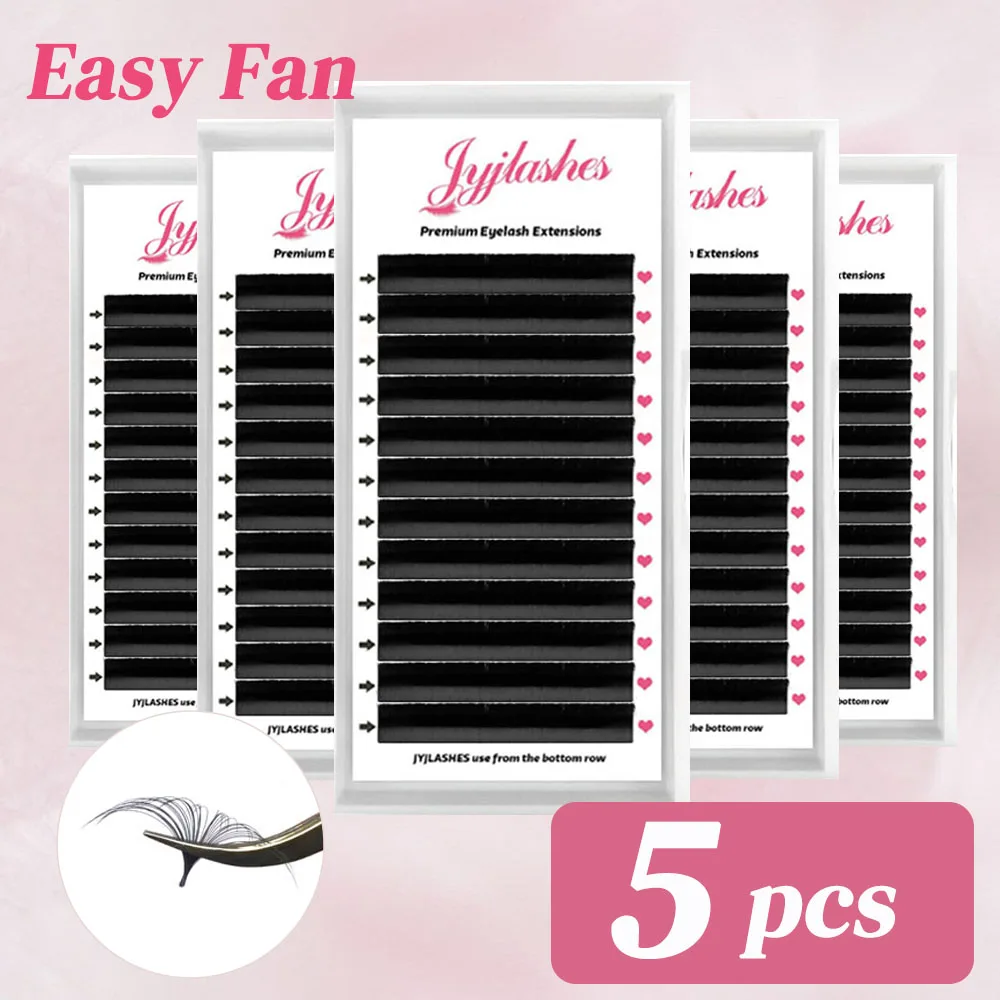 Ресницы JYJLASHES 5 лотков легкое наращивание ресниц цветущие ресницы натуральные