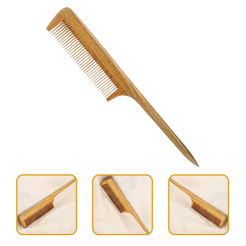 

Comb Horn Static Sheep Fine Anti Natural Sandalwood Combs Teeth Buffalo Detangling